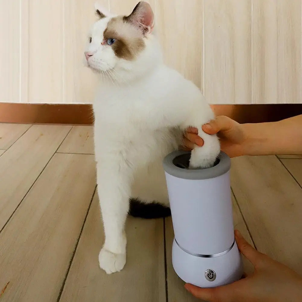 Electric Dog Paw Washer – USB Rechargeable Pet Paw Cleaner Cup