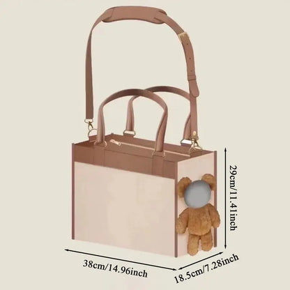 Large Capacity Pet Carrier Bag – Multifunctional Outdoor Backpack for Dogs, Cats & Bunnies