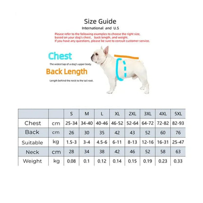 Reflective Space Suit Dog Raincoat - Waterproof Hoodie for All Sizes - BeeTrendyShop.COM