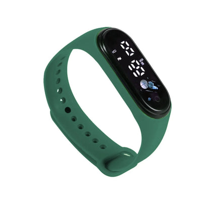 Kawaii Smart Watch For Kids Fashion Outdoor Waterproof Sports Kids' Watches Boy Girls Digital Watches Silicone montre enfant - BeeTrendyShop.COM