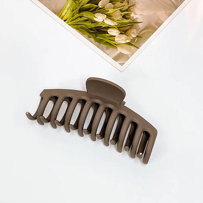 Large Geometric Hair Claw Clip Set – Cross Matte French Hairgrip for Women (1/2/4/6Pcs)