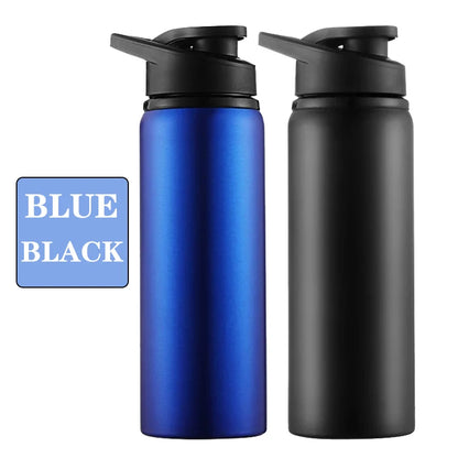 Metal Aluminum Water Bottle 700ml – Leakproof Reusable Sports Bottle for Cycling, Hiking & Gym