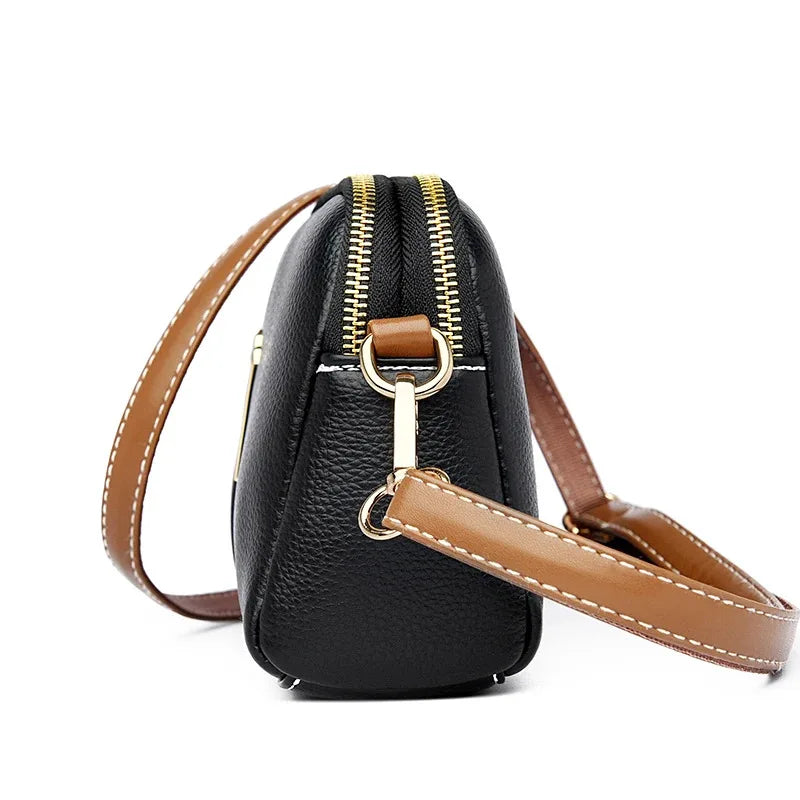 Women's Messenger Bag Women's Shoulder Bag Handbag Designer Cowhide Flap Bag Luxury Crossbody Bag For Women