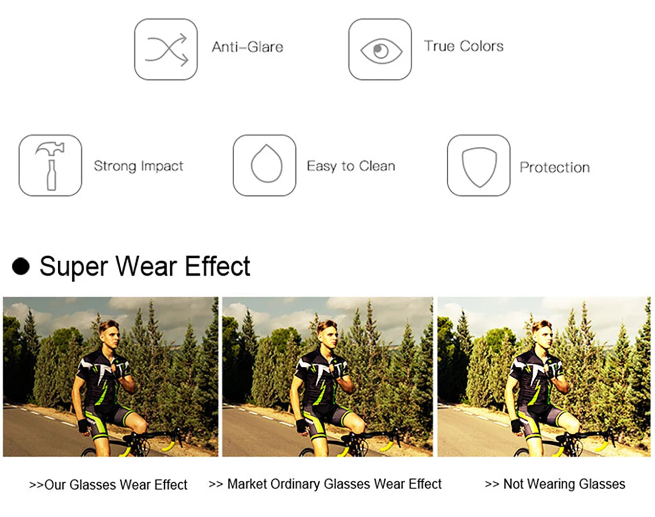 Windproof Fishing Sunglasses – UV400 Outdoor Sport Running & Cycling Eyewear