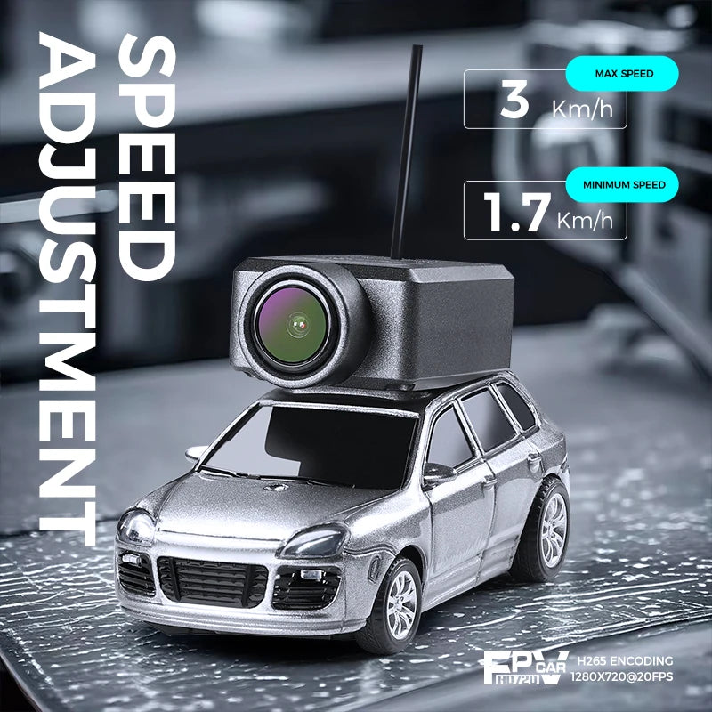 WLtoys 6401 Mini RC Car 1:64 with 720P FPV Camera | WiFi App Control | 2.4G Remote