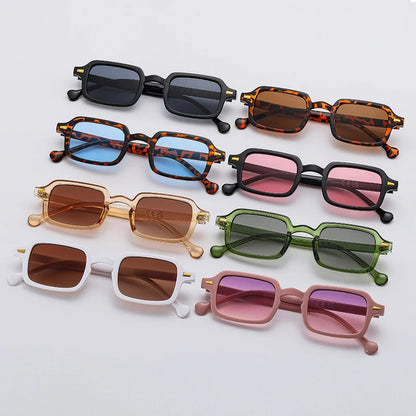 RMM Luxury Rectangle Sunglasses – Vintage Mirror UV400 for Women & Men
