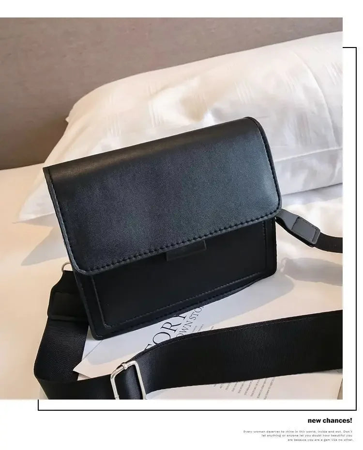 Crossbody Bag PU Leather Fashion Bags for Women Travel Handle Handbag Fashion Shoulder Messenger Bag Ladies Small Flap Bag