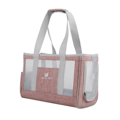 Breathable Pet Carrier Shoulder Bag – Portable Travel Handbag for Cats & Small Dogs