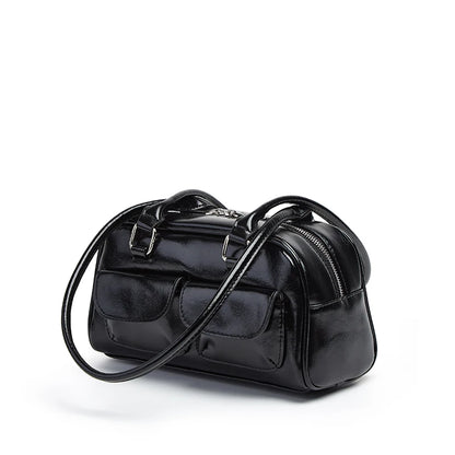 new women's bag bowling bag 2024 new niche Joker Boston bag Tote bag underarm shoulder bag - BeeTrendyShop.COM