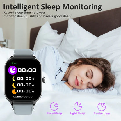 LAXASFIT H9 & H6 Smartwatch – Dial to Answer Calls, Heart Rate, Blood Oxygen, Bluetooth