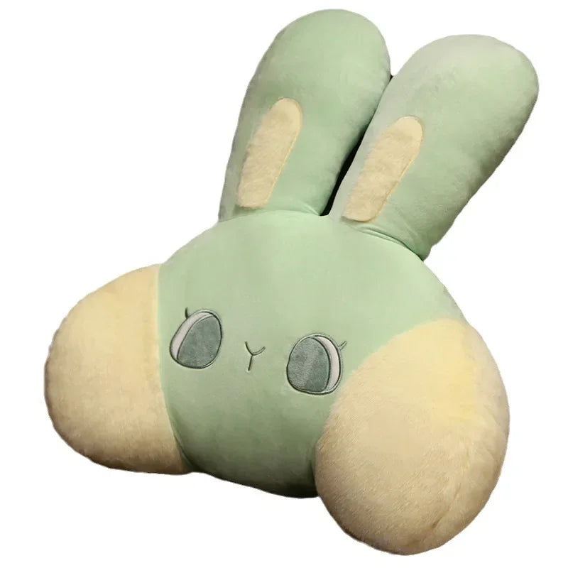 Cute Rabbit Large Backrest Bed Cushion – Soft Plush Sofa Reading & Waist Pillow | 50cm & 60cm