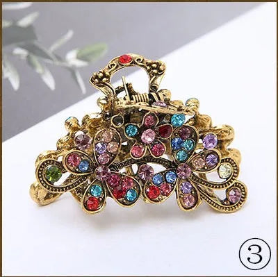 Large Frosted Square Hair Claw Clip – Solid Color Barrette for Women & Girls