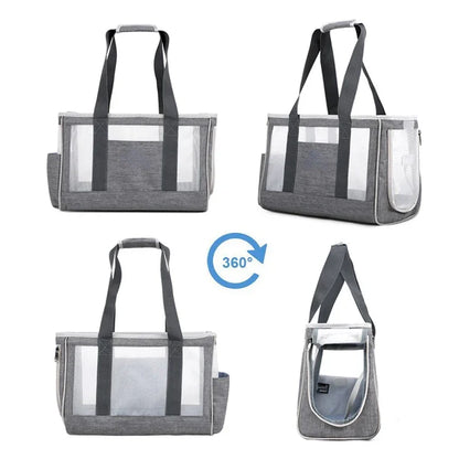 Breathable Pet Carrier Shoulder Bag – Portable Travel Handbag for Cats & Small Dogs