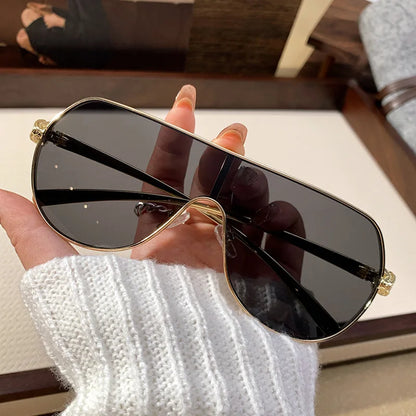 High-End Retro Frameless Sunglasses – Toad Style Metal Frame UV400 Unisex
