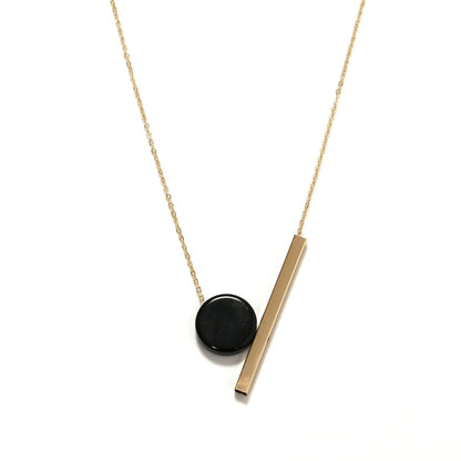 Circular & Square Multilayer Hip Hop Necklace – Long Chain Unisex Jewelry