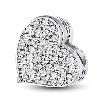 925 Sterling Silver Heart, Flower, Clover & Turtle Charm Bead – DIY Birthday Jewelry