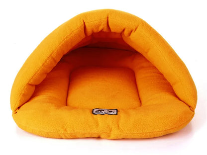 Slipper-Shaped Pet Cave Bed - Thick Fleece Winter Cat & Dog Nest - BeeTrendyShop.COM