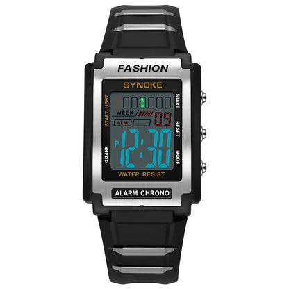 Digital Watches For Men Waterproof 31mm Ultra-thin Electronic Wristwatch Chronograph Sport SYNOKE Watch - BeeTrendyShop.COM
