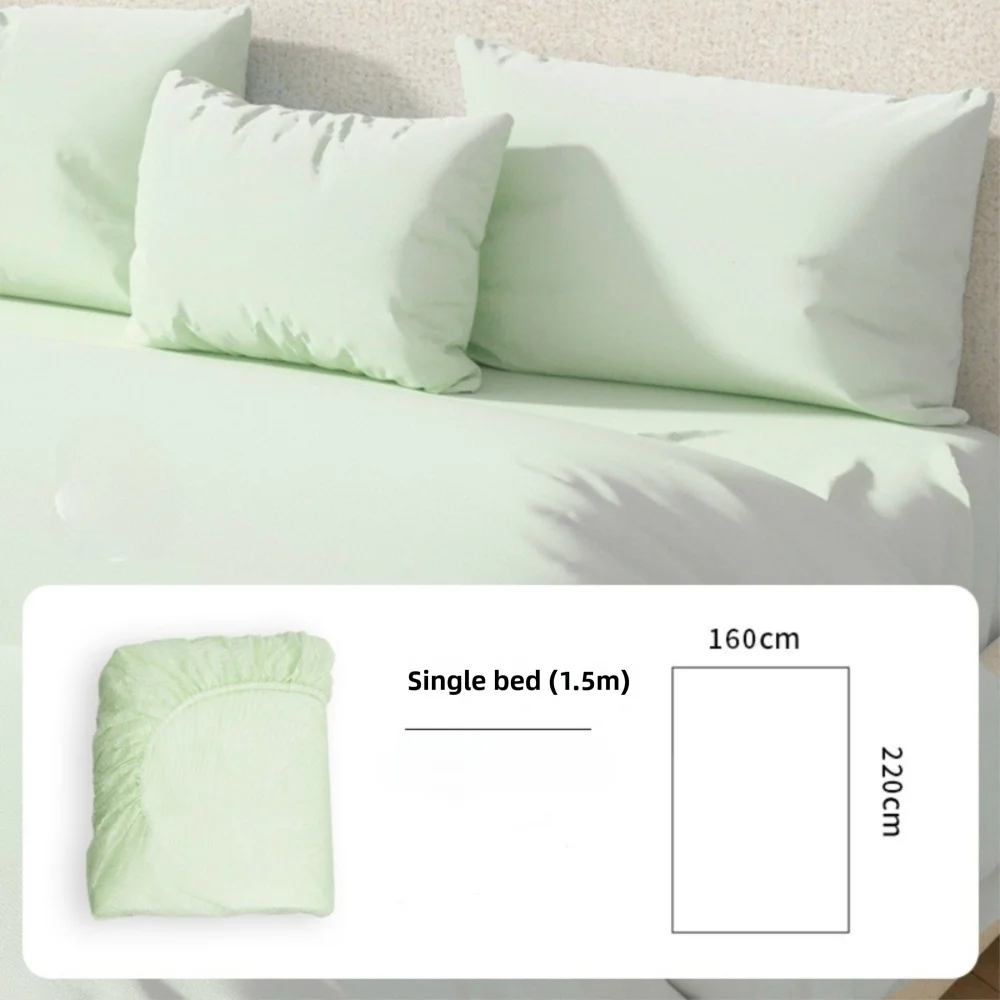 Disposable Non-Woven Fitted Sheet with Elastic Bands – Non-Slip Single & Double Bed Mattress Cover