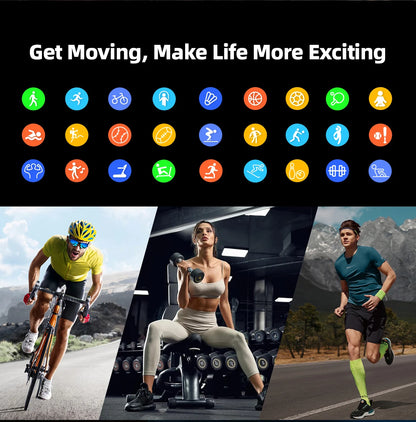 Ultra Thin Smartwatch 1.96" AMOLED – Always-On Display, Call Reminder, Compatible with Huawei & Android