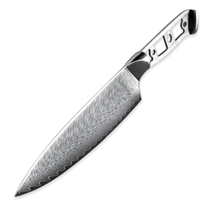 DIY Damascus Steel Knife Blank – 67-Layer Hand Forged Japanese Chef Knife Material