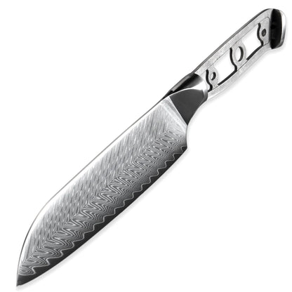 DIY Damascus Steel Knife Blank – 67-Layer Hand Forged Japanese Chef Knife Material
