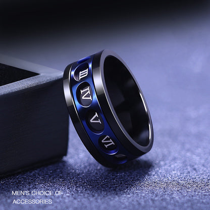 Titanium Steel Hip Hop Ring – Personality Simplicity Jewelry