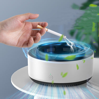 Smart Ashtray with Air Purifier & Anion Technology – Portable Car & Home Smoke Remover