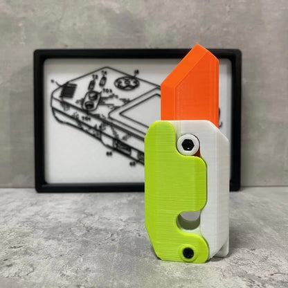 3D Gravity Carrot Fidget Knife – Fun Stress Relief Toy for Kids & Adults