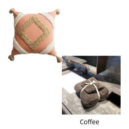 Cotton Canvas Pillow Cushion Cover – Durable Decorative Pillowcase for Sofa & Home