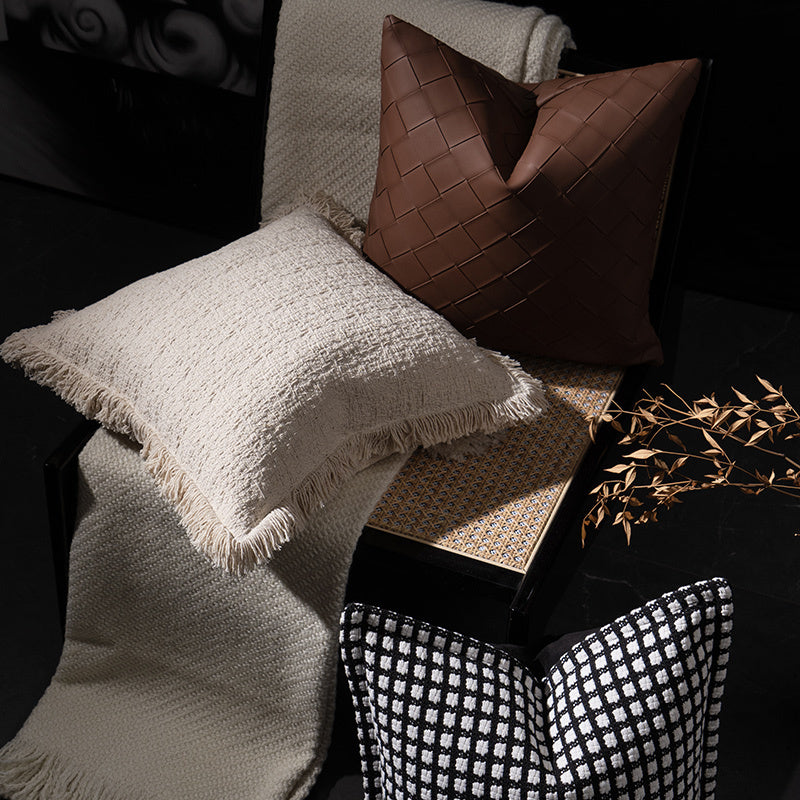 Luxury High-Grade Decorative Pillow Cushion Cover – Premium Sofa & Bedroom Pillowcase (No Core)