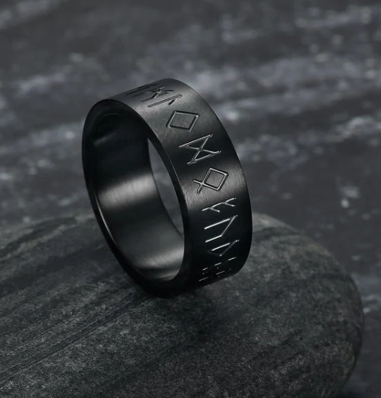 Korean Fashion Titanium Steel Rotatable Ring – Anxiety Relief Jewelry