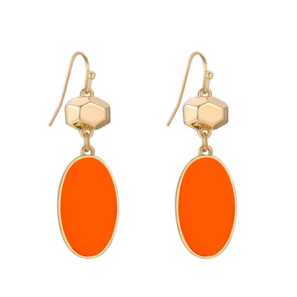 Colorful Flower Stud Earrings – Cute Summer Alloy Jewelry for Women