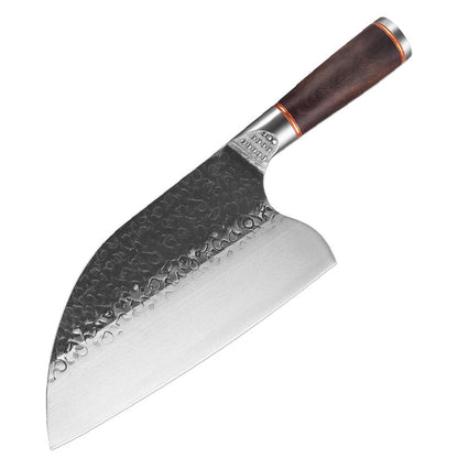 Forged Hammer Pattern Stainless Steel Kitchen Knife Set – Chef, Chopper & Slicing Knives