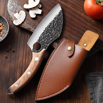 Forged High Carbon Steel Outdoor Bending Knife – Hunting & Camping Survival Knife