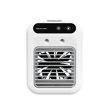 Portable Air Cooler Fan – USB Mini Air Conditioner with Water Cooling & Mist