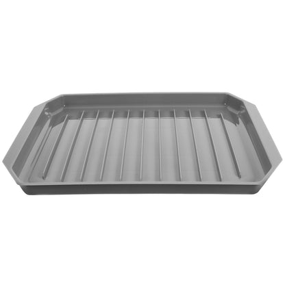 Microwave-Safe Warming Tray & Roasting Pan – Bacon & Bakeware Cooking Tray