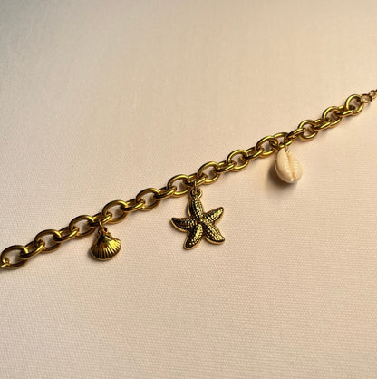 Starfish Pearl Bracelet – Elegant Ocean-Inspired Jewelry for Women