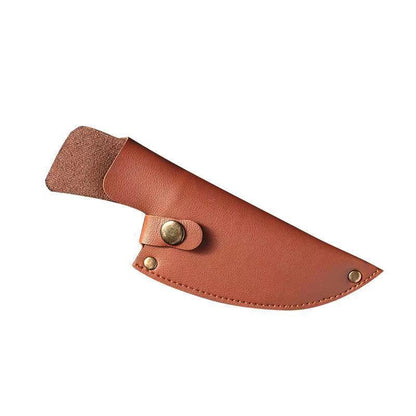 Stainless Steel Hand Hammered Boning Knife – Household Kitchen Knife with Wood Handle