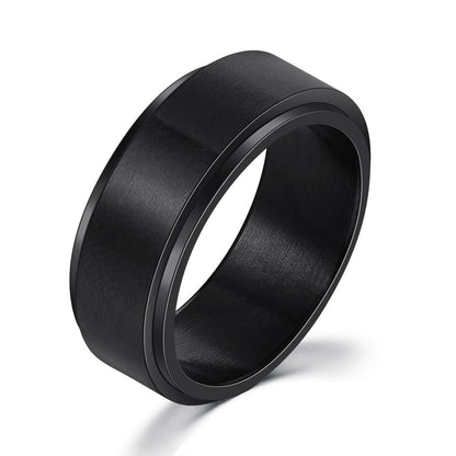 Titanium Steel Hip Hop Ring – Personality Simplicity Jewelry