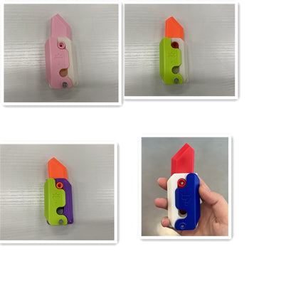 3D Gravity Carrot Fidget Knife – Fun Stress Relief Toy for Kids & Adults