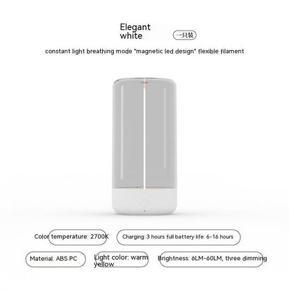 LED Camping Night Light – USB Rechargeable Atmosphere Lamp