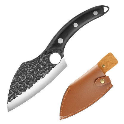 Forged High Carbon Steel Outdoor Bending Knife – Hunting & Camping Survival Knife