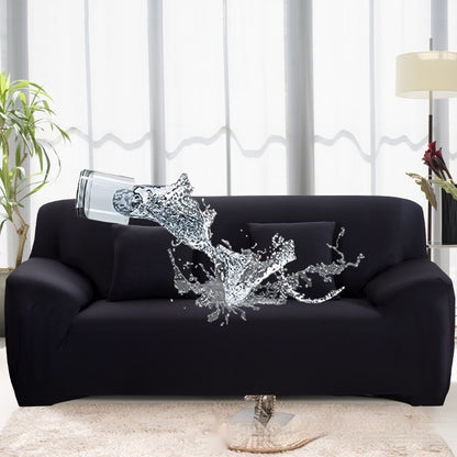 Solid Color Elastic Waterproof Sofa Cover – All-Inclusive Milk Silk Stretch Slipcover
