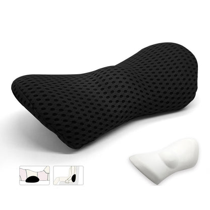 Lumbar Support Pillow for Side Sleepers – Relieves Hip, Coccyx & Sciatica Pain | Car & Office Seat Cushion