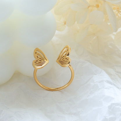 Hollow Butterfly Open Ring – Fashion Personality Jewelry for Women