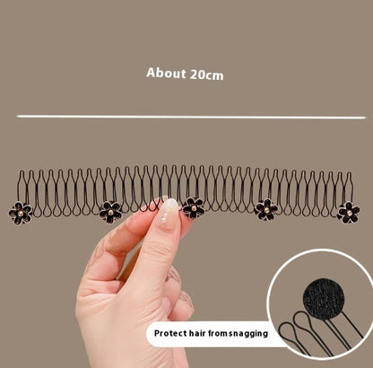 Invisible Inverted Hair Comb – Back Head Forehead Hair Band for Women