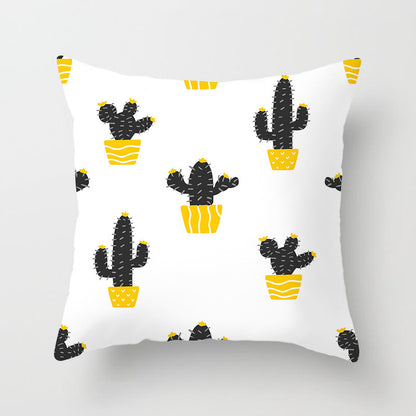 Fruit Print Home Decor Sofa Cushion Cover – Fun Colorful Throw Pillow Case for Living Room
