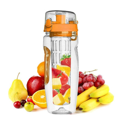 32oz Fruit Infuser Water Bottle – BPA-Free Sport Bottle for Juice & Detox