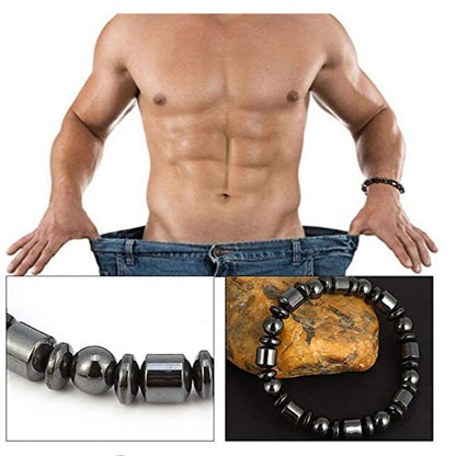 Magnetic Therapy Bracelet – Pentagram Stone for Men & Women
